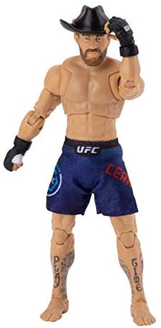 UFC Ultimate Series Limited Edition Donald Cerrone, 6 Inch Collector Action Figure – Includes Cowboy Hat, Alternate Head and Gloved Hands, Fight Shorts, Belt and US Flag Accessory