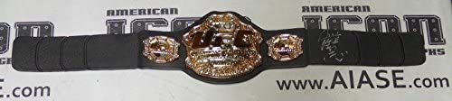 Kazushi Sakuraba Signed UFC Toy Championship Belt PSA/DNA COA Pride FC Autograph – Autographed UFC Miscellaneous Products